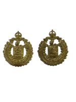 WW2 Royal Canadian Lord Strathcona’s Horse Collars Insignia Pair