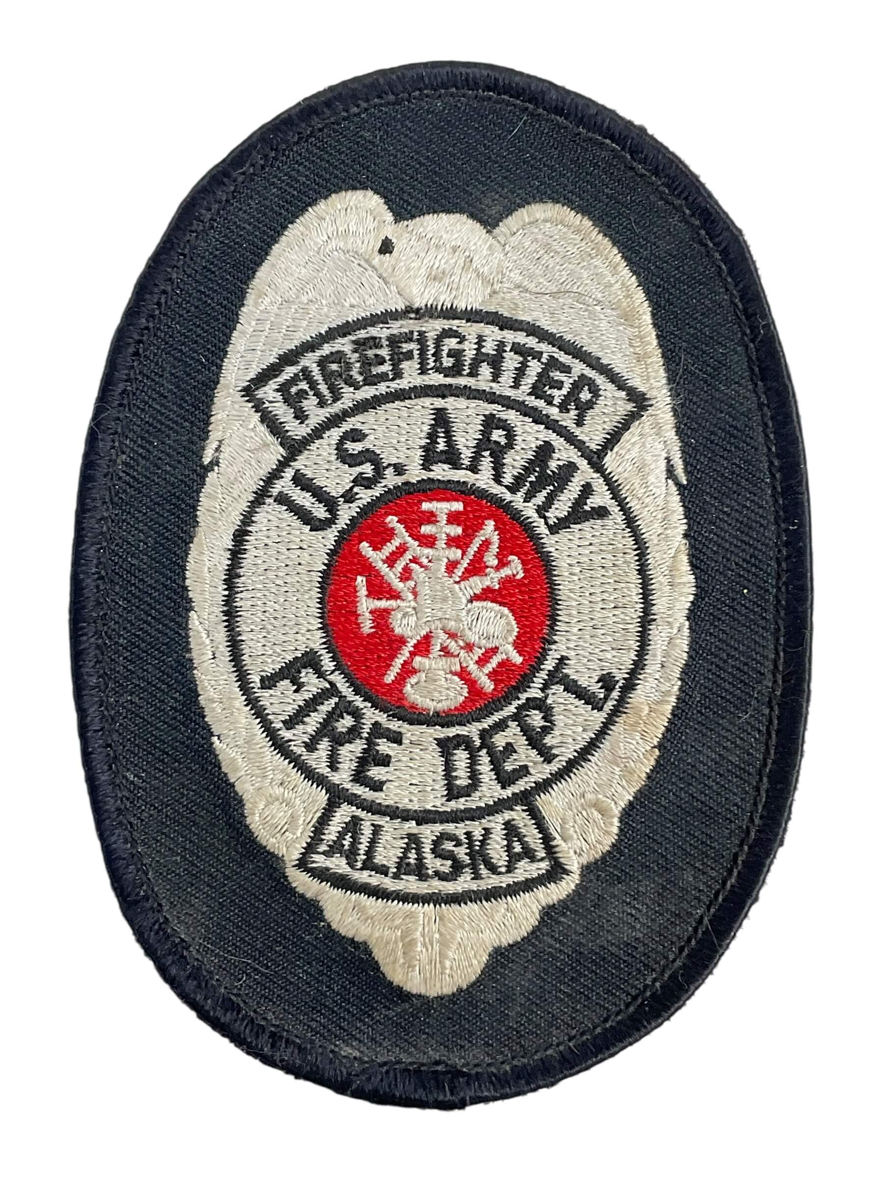 US Army Alaska Firefighter Fire Department Patch US Army Alaska Firefighter Fire Department Patch