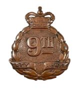 Canadian 9th Greys Horse Regiment Cap Badge Canadian 9th Greys Horse Regiment Cap Badge