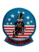 US USN Navy F-14 Tomcat Tophatters Squadron Patch US USN Navy F-14 Tomcat Tophatters Squadron Patch
