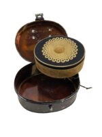 Canadian Militia Cavalry Officer's Pill Box Hat Hobsons Maple Leaf Laced