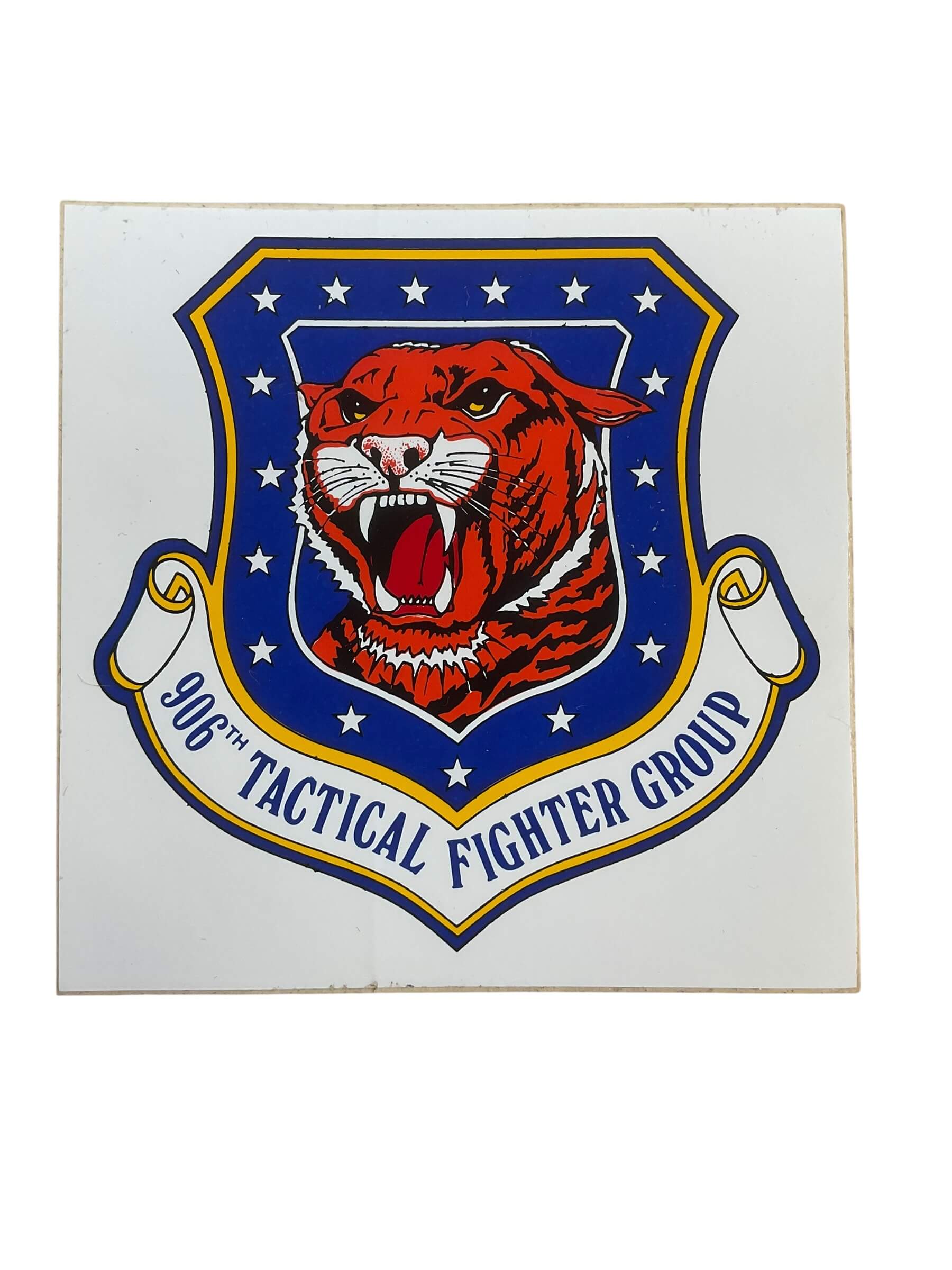 US USAF 906th Tactical Fighter Group Sticker US USAF 906th Tactical Fighter Group Sticker