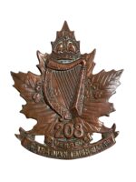 WW1 Canadian CEF 208th Battalion Cap Badge 2