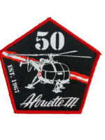 Austrian Air Force SA 316B Alouette 3 50th Anniversary Patch Austrian Air Force SA 316B Alouette 3 50th Anniversary Patch