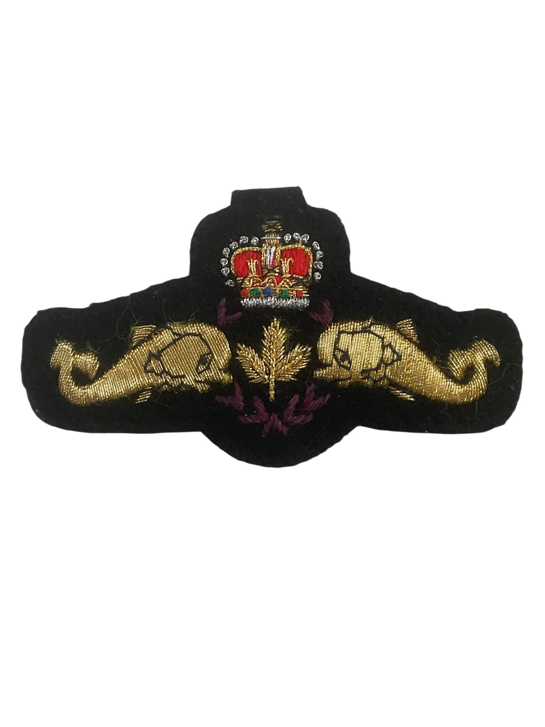 Canadian Forces RCN Submariner Sub Mylar Trade Badge Insignia Full Size Canadian Forces RCN Submariner Sub Mylar Trade Badge Insignia Full Size