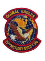 US USAF Golden Eagles 15th Military Airlift Squadron Patch