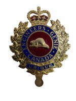 Canadian Forces RCE Engineers Enameled Cap Badge