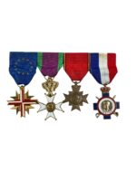 WW2 French Belgian Commemorative Medal Group X 4 Full Size