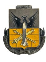 Italian DUI Distinctive Uniform Insignia Volturno 3rd Missile Group Badge Pin