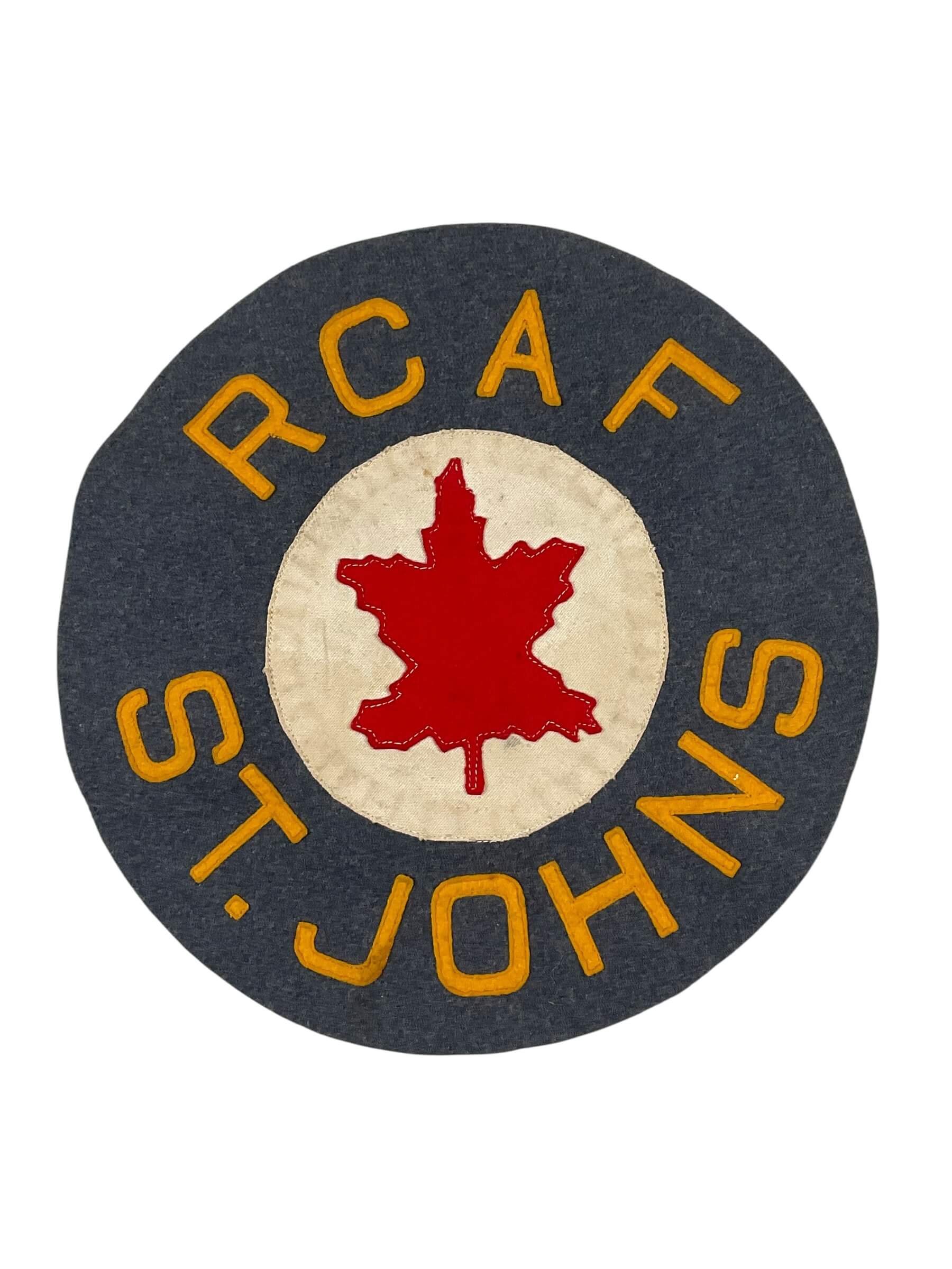 WW2 Canadian RCAF St. Johns Newfoundland Multi Piece Emblem Patch 12" WW2 Canadian RCAF St. Johns Newfoundland Multi Piece Emblem Patch 12"