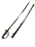 British Victorian 1821 Pattern Royal Artillery Officer's Sword With Scabbard Canadian Distribitor