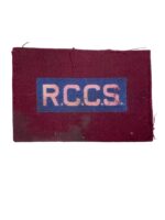 WW2 Canadian 5th Division RCCS Signal Corps Canvas Divisional Patch Single