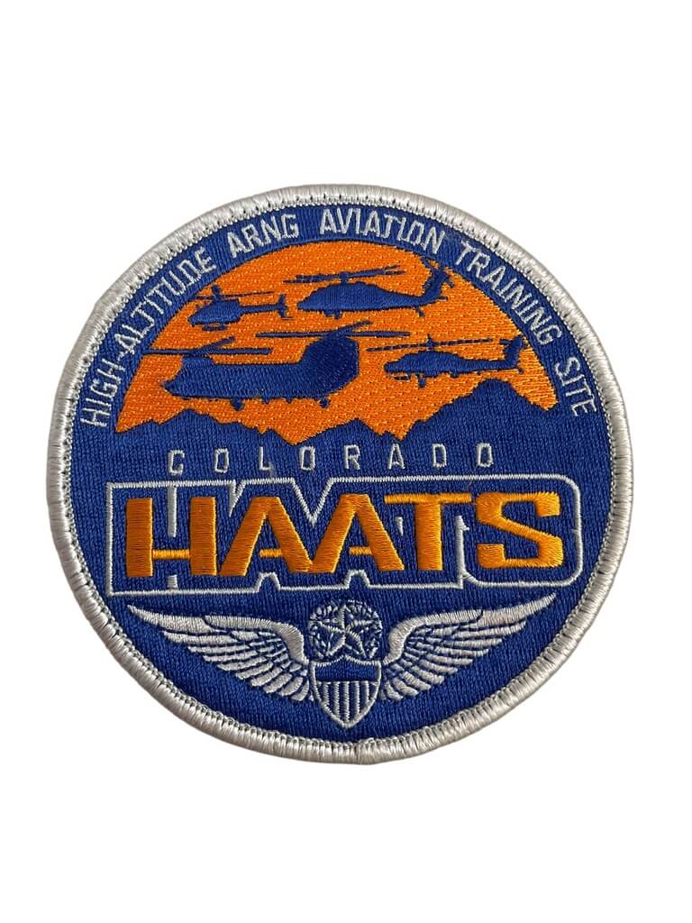 US Army HAATS High-Altitude ARNG Aviation Training Site Colorado Patch US Army HAATS High-Altitude ARNG Aviation Training Site Colorado Patch