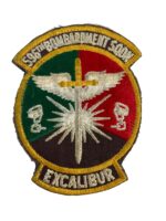 US USAF 596th Bombardment Squadron Excalibur Patch