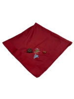 WW2 Canadian Parachute Corps Bakelite Cap Badge With 10K Gold Ring and Hankerchief