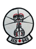 Canadian Forces 443 Squadron Heraldic Colour Crest Patch Vintage