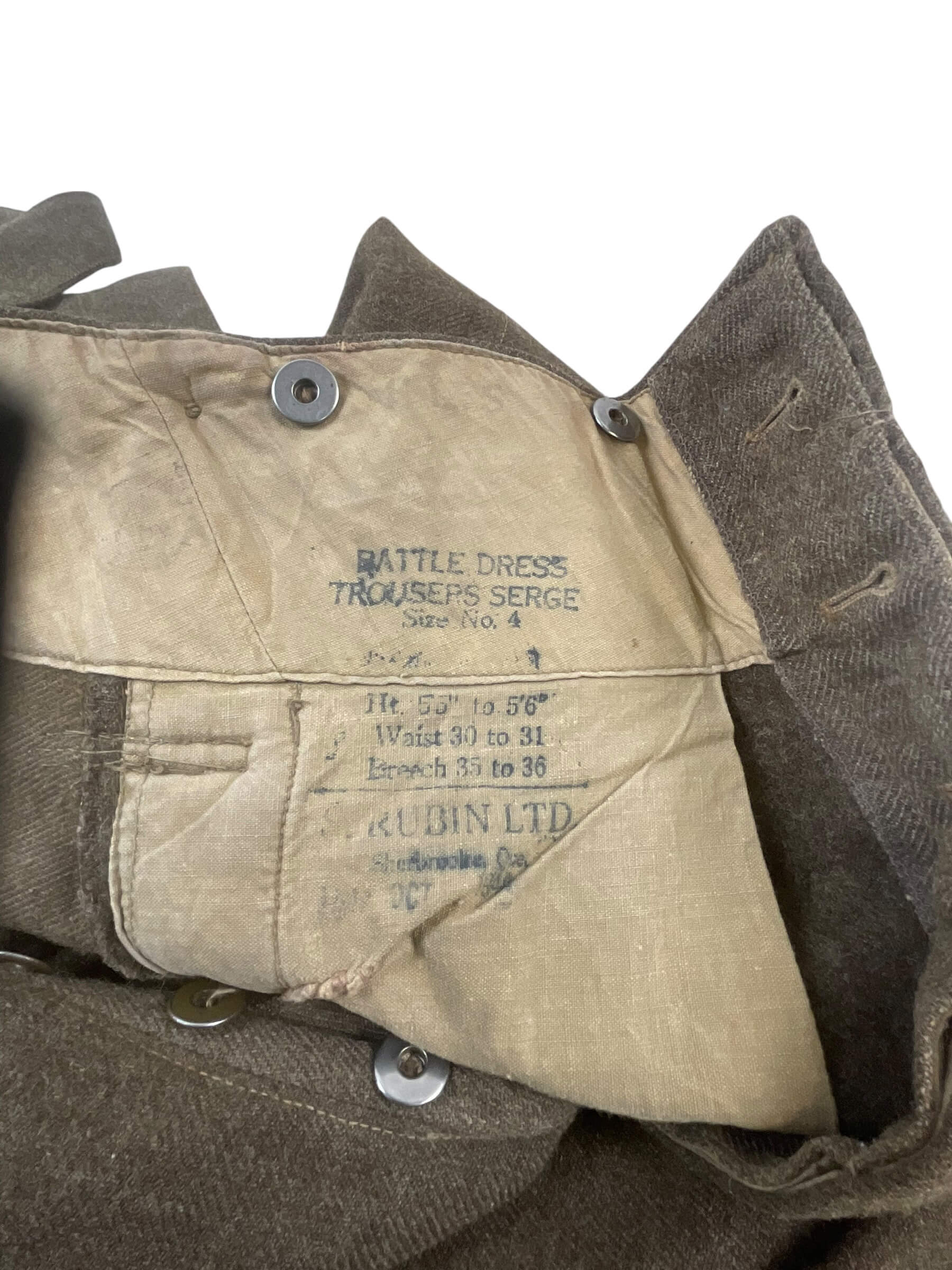 WW2 Canadian Army Battledress Jacket and Trousers WW2 Canadian Army Battledress Jacket and Trousers