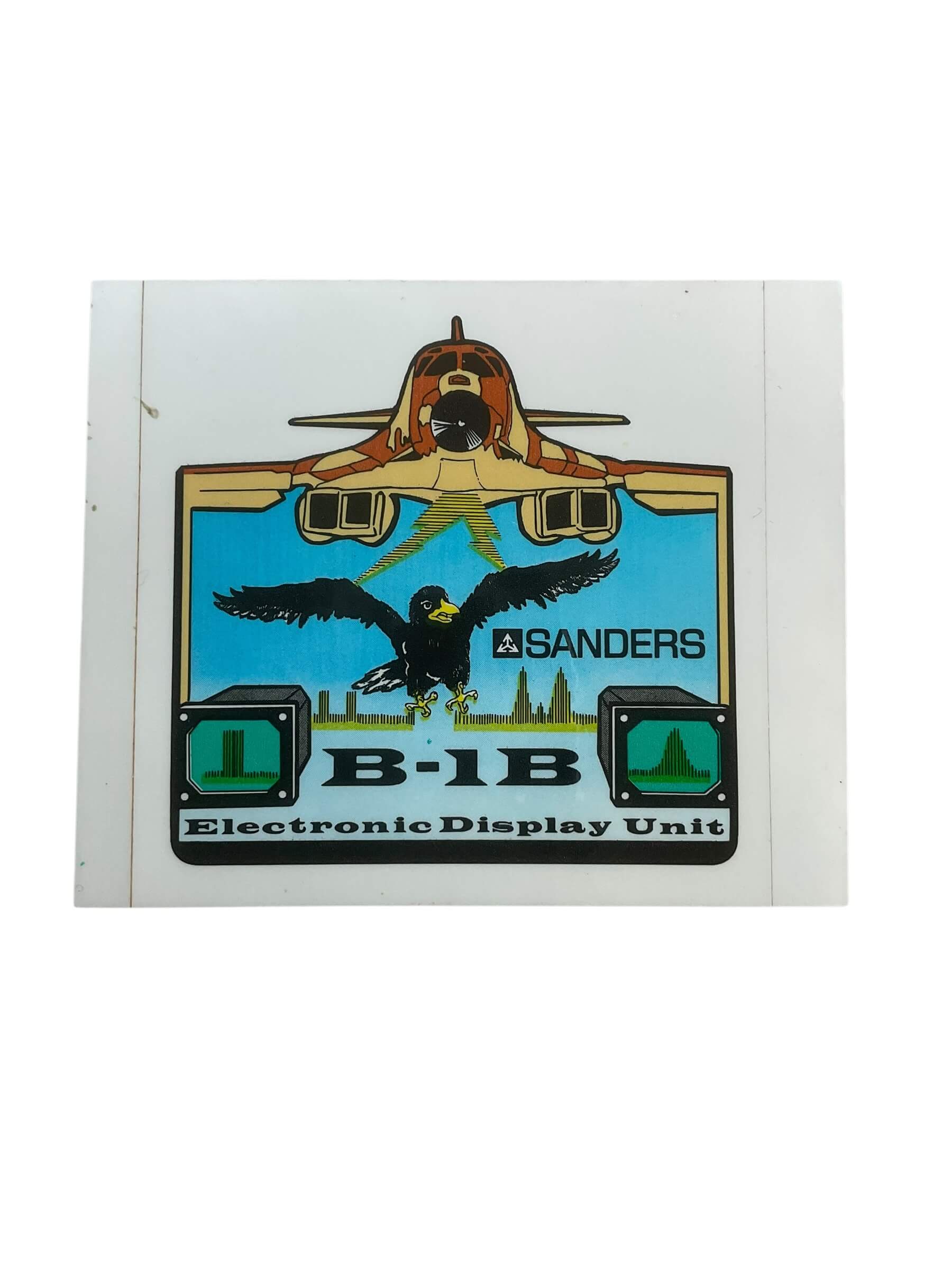 US USAF B-1B Electronic Display Unit Sanders Sticker US USAF B-1B Electronic Display Unit Sanders Sticker