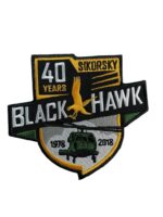 US Army UH-60 Blackhawk Sikorsky 40 Years 1978-2018 Patch US Army UH-60 Blackhawk Sikorsky 40 Years 1978-2018 Patch