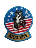 US USN Navy F-14 Tomcat 1000 Hours Squadron Patch US USN Navy F-14 Tomcat 1000 Hours Squadron Patch