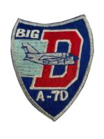 US USN Navy Vietnam Big D A-7D Squadron Patch US USN Navy Vietnam Big D A-7D Squadron Patch