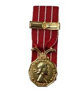 Canadian Forces Decoration CD Miniature Medal With Bar
