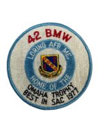 US USAF 42 BMW Loring AFB Maine Squadron Patch