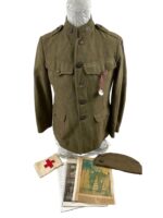 WW1 US AEF Special Services Sergeant's Medic Tunic With Dog Tag and Research
