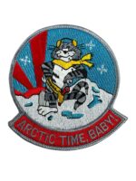 US USN Navy F-14 Tomcat Arctic Time, Baby! Squadron Patch US USN Navy F-14 Tomcat Arctic Time, Baby! Squadron Patch