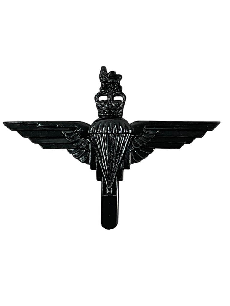 British Airborne Parachute Regiment Subdued Cap Badge British Airborne Parachute Regiment Subdued Cap Badge