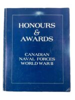 WW2 Canadian RCN Navy Honours and Awards Canadian Naval Forces World War 2 Used Softcover Reference Book