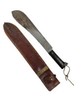 WW2 Canadian Machete Dated 1943 With 1941 Dated Leather Scabbard WW2 Canadian Machete Dated 1943 With 1941 Dated Leather Scabbard