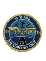 Belgian Air Support Unit 25 Years 1993-2018 Police Patch