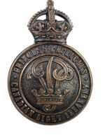 WW2 Princess Patricia's Canadian Light Infantry Cap Badge