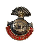 WW2 Canadian Edmonton Fusiliers Sweetheart Badge Birks Sterling Silver