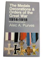 The Medals Decorations and Orders of the Great War 1914-1918 2nd Rev Edition Used Hardcover Reference Book