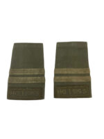 Canadian Forces OD Green Captains Slip-Ons Insignia Pair HQ 1 Signals Squadron