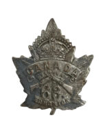 WW1 Canadian CEF 63rd Battalion Collar Insignia Single
