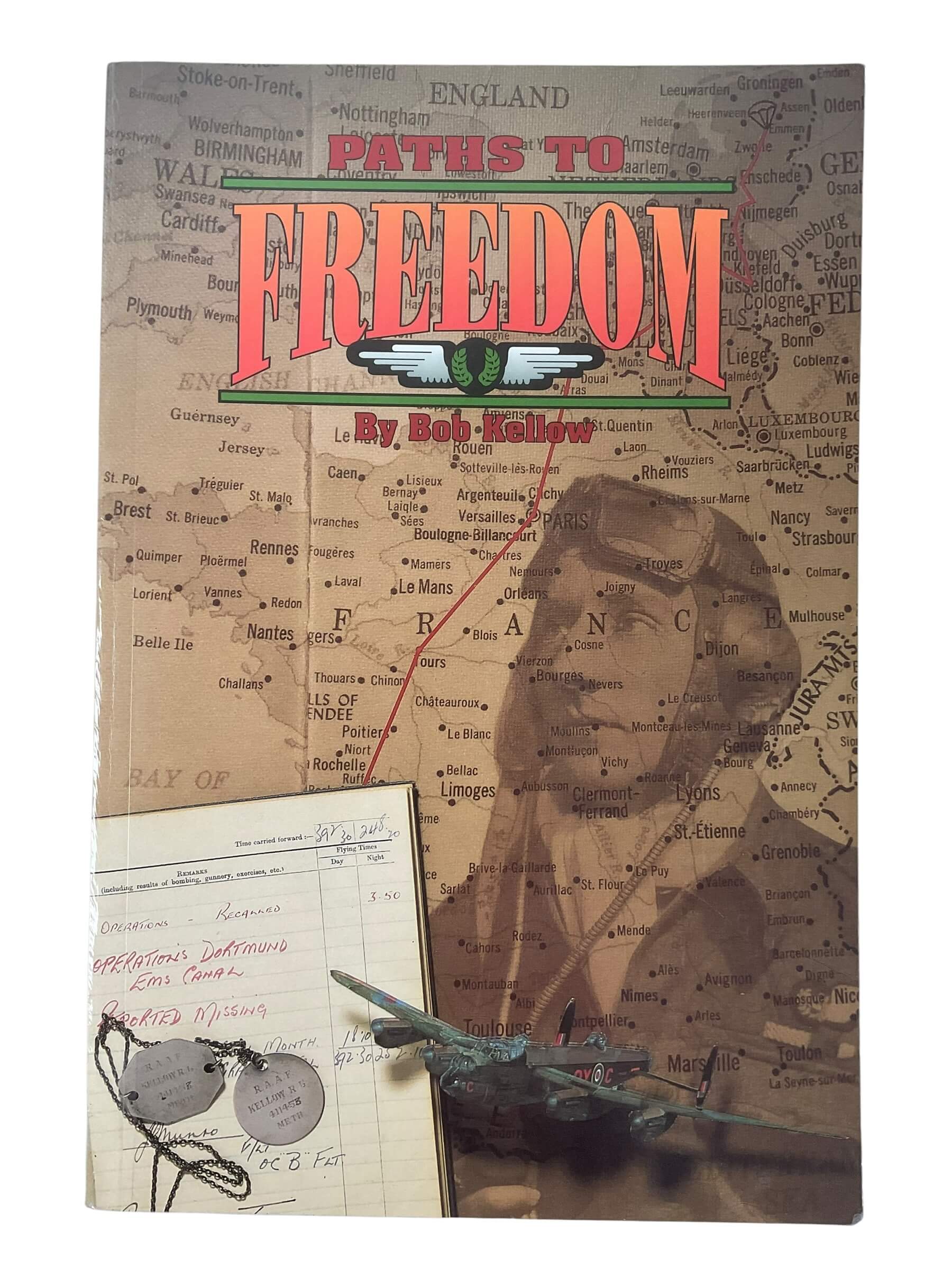 WW2 British RAF Paths to Freedom Bob Kellow Used Softcover Reference Book WW2 British RAF Paths to Freedom Bob Kellow Used Softcover Reference Book