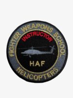 Greek Hellenic Air Force Fighter Weapons School Instructor Helicopters Patch