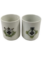WW1 Imperial German Patriotic Cup X 2 WW1 Imperial German Patriotic Cup X 2