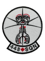 Canadian Forces RCAF 443rd Squadron Colour Crest Patch Vintage