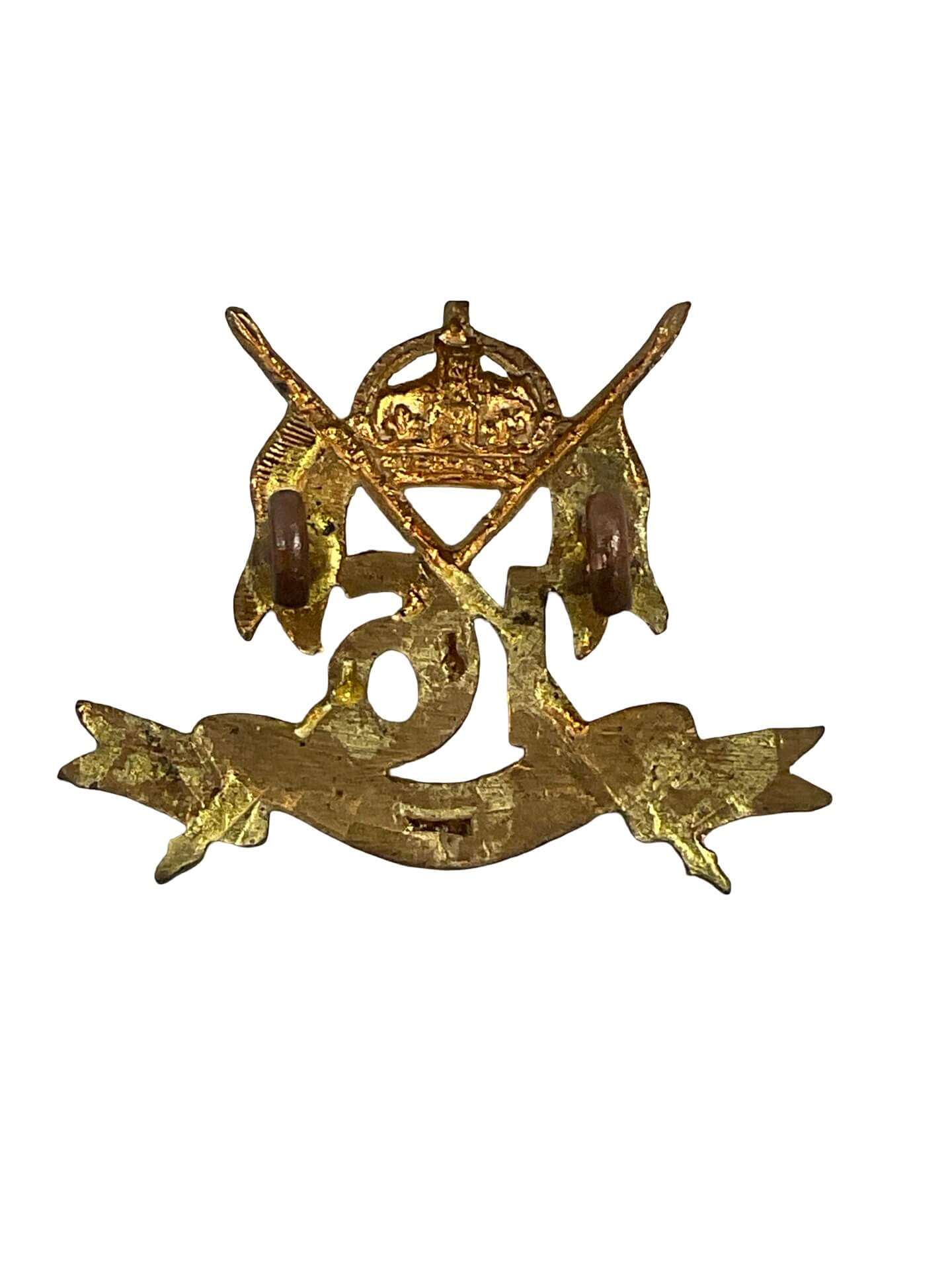WW2 British 16th The Queen's Lancers Cap Badge WW2 British 16th The Queen's Lancers Cap Badge