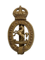 WW2 British Royal East Kent Regiment Cap Badge WW2 British Royal East Kent Regiment Cap Badge