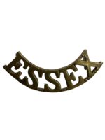 WW1 British BEF Essex Regiment Shoulder Title Insignia Single WW1 British BEF Essex Regiment Shoulder Title Insignia Single