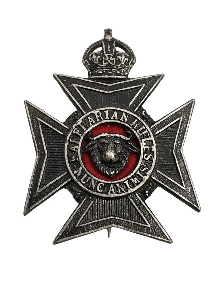 WW2 British Kaffrarian Regiment Officer's Pagri Cap Badge WW2 British Kaffrarian Regiment Officer's Pagri Cap Badge