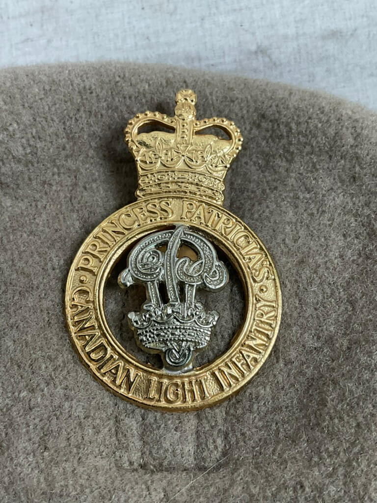 Canadian Forces Special Operations Regiment Tan Beret With PPCLI Cap Badge 7 1/8 Canadian Forces Special Operations Regiment Tan Beret With PPCLI Cap Badge 7 1/8