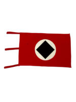 WW2 German NSDAP Supporter Cotton Pennant 8 1/2" X 13"