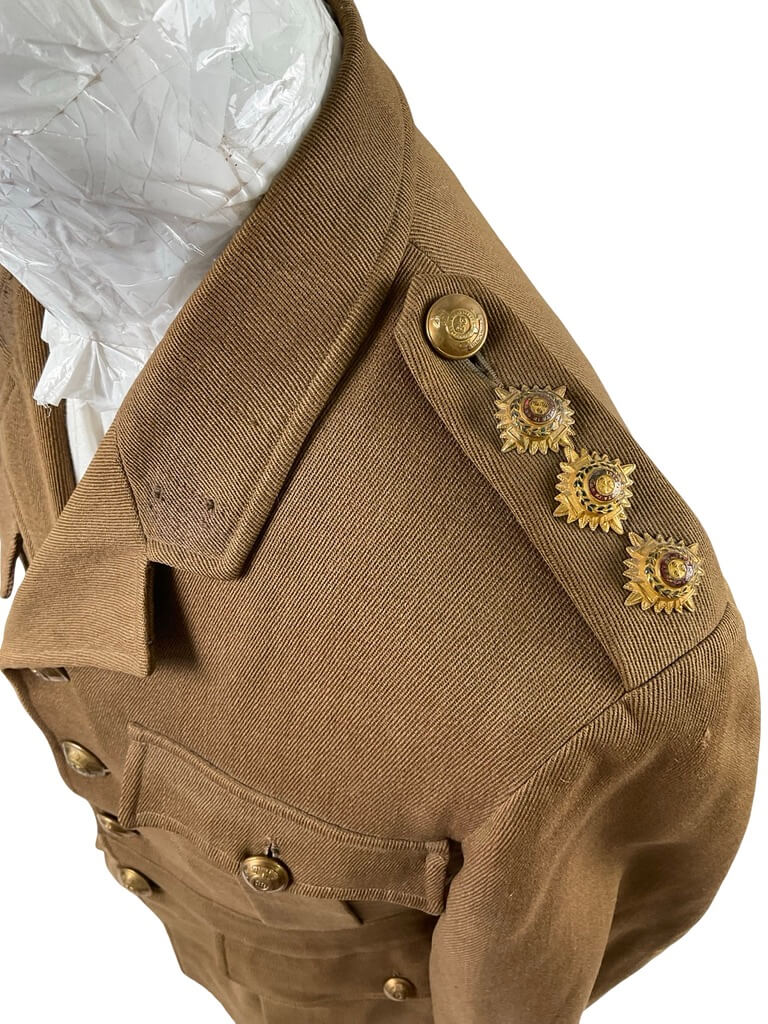 WW1 Canadian CEF 83rd Joliette Officer's Shoulder Rank Tunic WW1 Canadian CEF 83rd Joliette Officer's Shoulder Rank Tunic