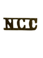 WW2 British Non Combatant Corps Indian Made Shoulder Title Insignia Single